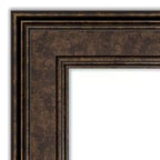 Specchio da Parete Rettangolare Bronzo, Non Bisellato, Stile Moderno