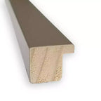 Specchio da parete rettangolare con cornice in legno grigio argilla, 30" x 24", singolo