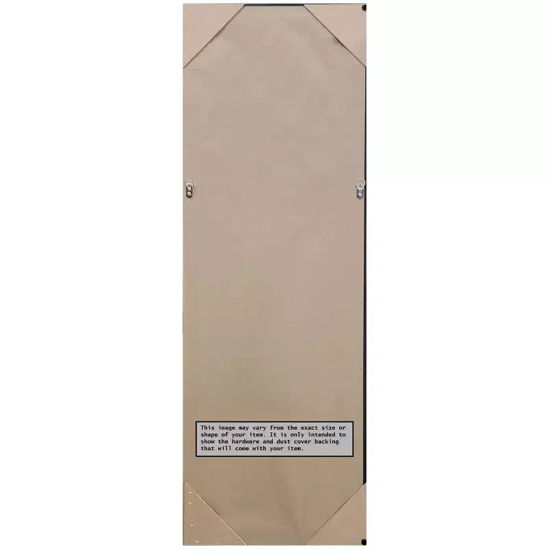 Specchio a muro/porta stretto grigio a figura intera, rettangolare, 1 persona, 17,5" x 51,5"