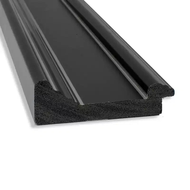Specchio a parete/porta a figura intera con cornice rettangolare nera – 1 persona