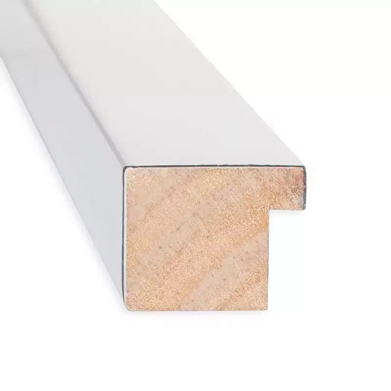 Specchio da parete rettangolare con cornice in legno argentato – Singolo, 38,5" x 26,5"