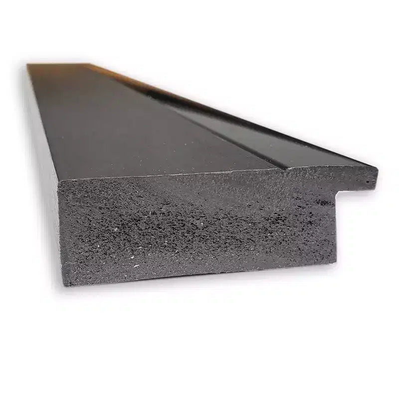Specchio da parete rettangolare nero opaco – Con cornice, singolo, a parete