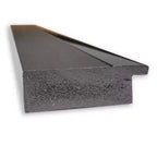 Specchio da parete rettangolare nero opaco – Con cornice, singolo, a parete