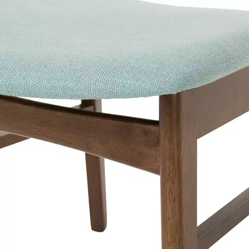 Set da pranzo 7 pezzi imbottito grigio, 6 posti, stile metà secolo