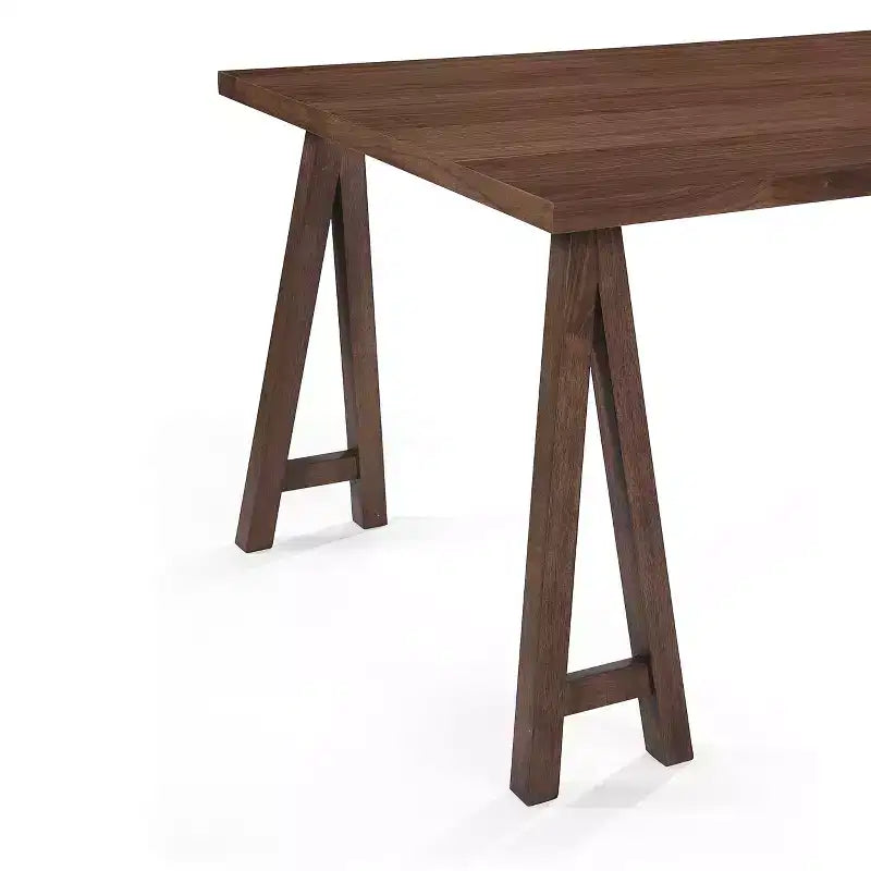 Set da pranzo 7 pezzi imbottito grigio, 6 posti, stile metà secolo