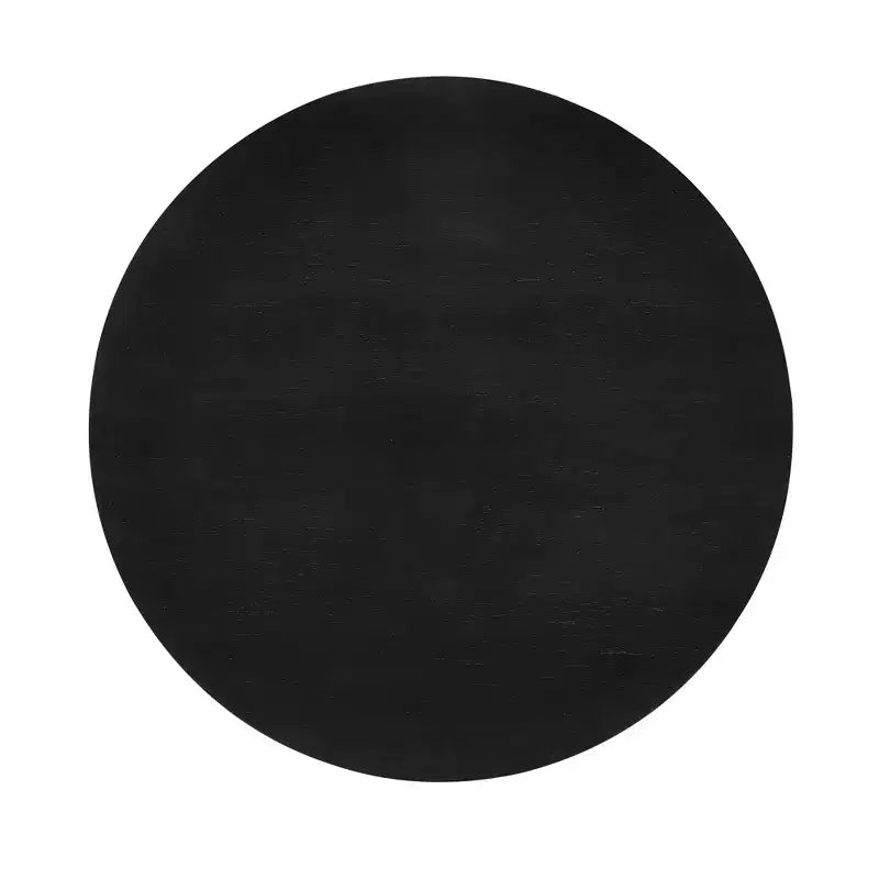 Tavolino tondo nero / noce – Singolo