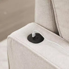 Divano angolare a L con letto estraibile e chaise longue reversibile, 4 posti