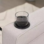Divano angolare a L con letto estraibile e chaise longue reversibile, 4 posti