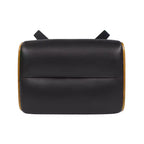 Pouf quadrato in pelle, monoposto
