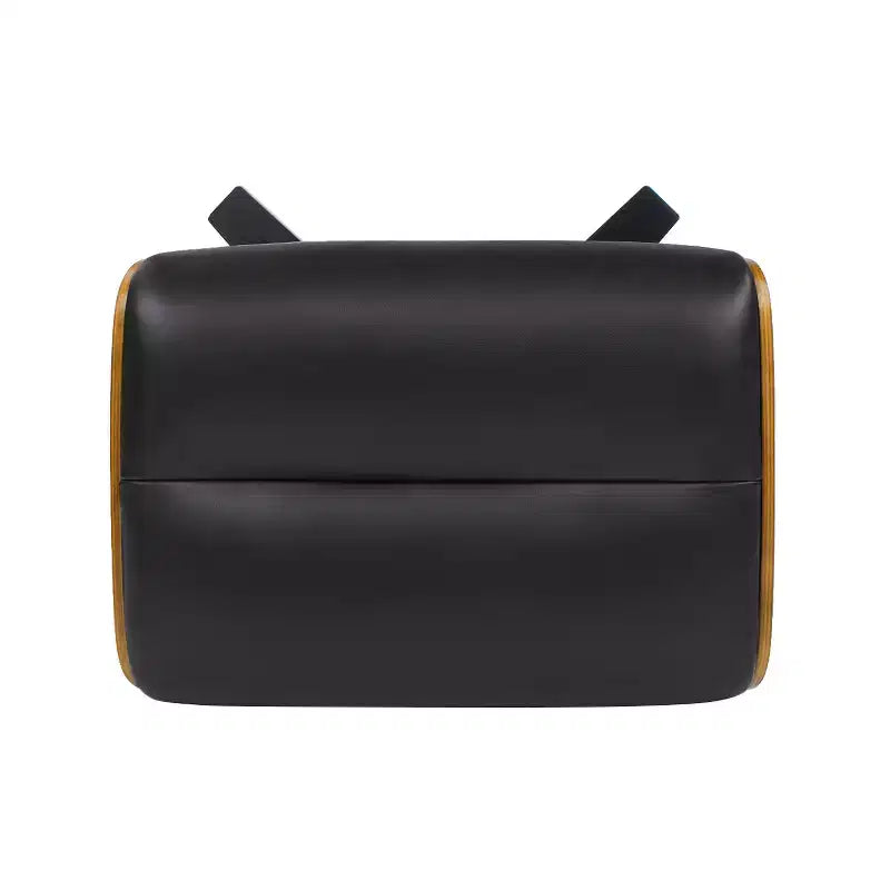 Pouf quadrato in pelle, monoposto
