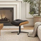 Pouf quadrato in pelle, monoposto