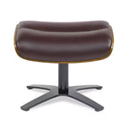 Pouf quadrato in pelle, monoposto