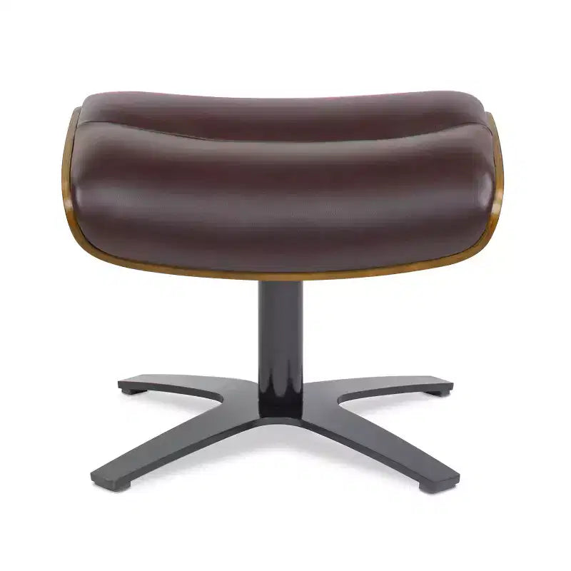 Pouf quadrato in pelle, monoposto