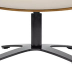 Pouf quadrato in pelle, monoposto