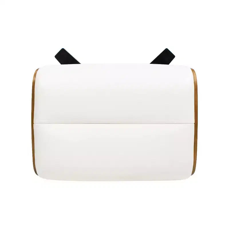 Pouf quadrato in pelle, monoposto
