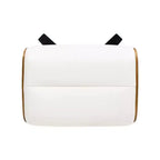 Pouf quadrato in pelle, monoposto