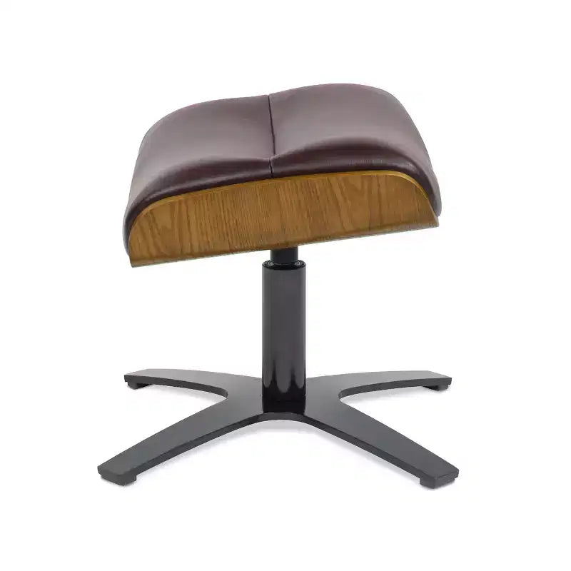 Pouf quadrato in pelle, monoposto