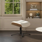 Pouf quadrato in pelle, monoposto