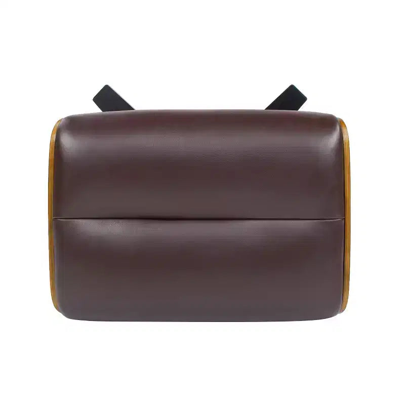 Pouf quadrato in pelle, monoposto