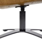 Pouf quadrato in pelle, monoposto