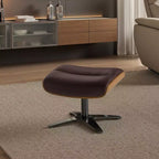 Pouf quadrato in pelle, monoposto