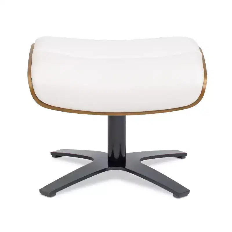 Pouf quadrato in pelle, monoposto