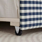 Divano letto singolo imbottito nero / ciano / verde con letto estraibile e testiera ondulata – Per 1-2 persone