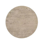 Tavolino esagonale beige e marrone, ferro e legno, montaggio 1 persona