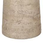 Tavolino esagonale beige e marrone, ferro e legno, montaggio 1 persona