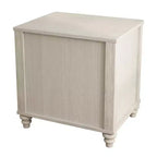 Comodini Scanalati Beige / Naturale / Noce Set da 2 con Cassetti Contenitori