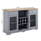 Mobile buffet marrone moderno, 2 ante 2 cassetti, Armadietto per 1 persona