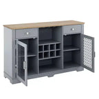 Mobile buffet marrone moderno, 2 ante 2 cassetti, Armadietto per 1 persona