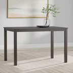 Glenwillow Home 48 Rectangular Solid Wood Dining Table