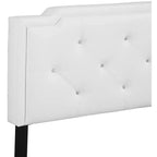 Letto matrimoniale con pannello regolabile imbottito beige/bianco – 2 colori, 1 persona